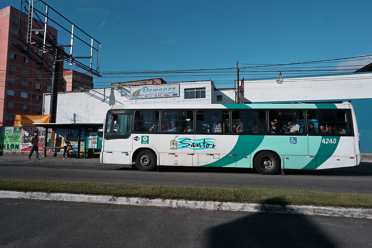 Автобус в Сантосе