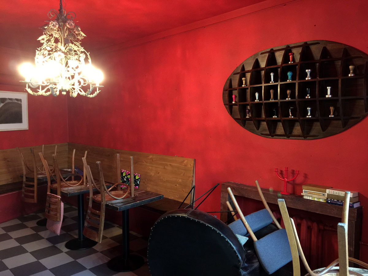 Красная комната в «Кофе на кухне»