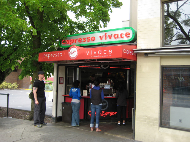 Уличная кофейня Дэвида Шомера Espresso Vivace